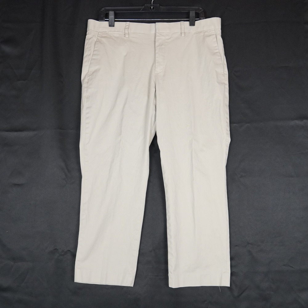 Express Photographer Pants Mens 34x30 Khaki Tan Chino Slim Fit Cotton Stretch